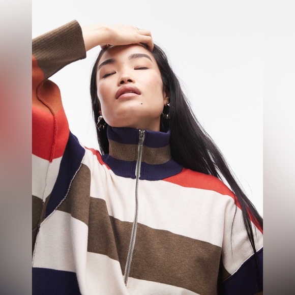 Free People Stripped Sweater- size small - Picture 13 of 16